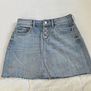Old Navy Light Blue Denim Mini Skirt